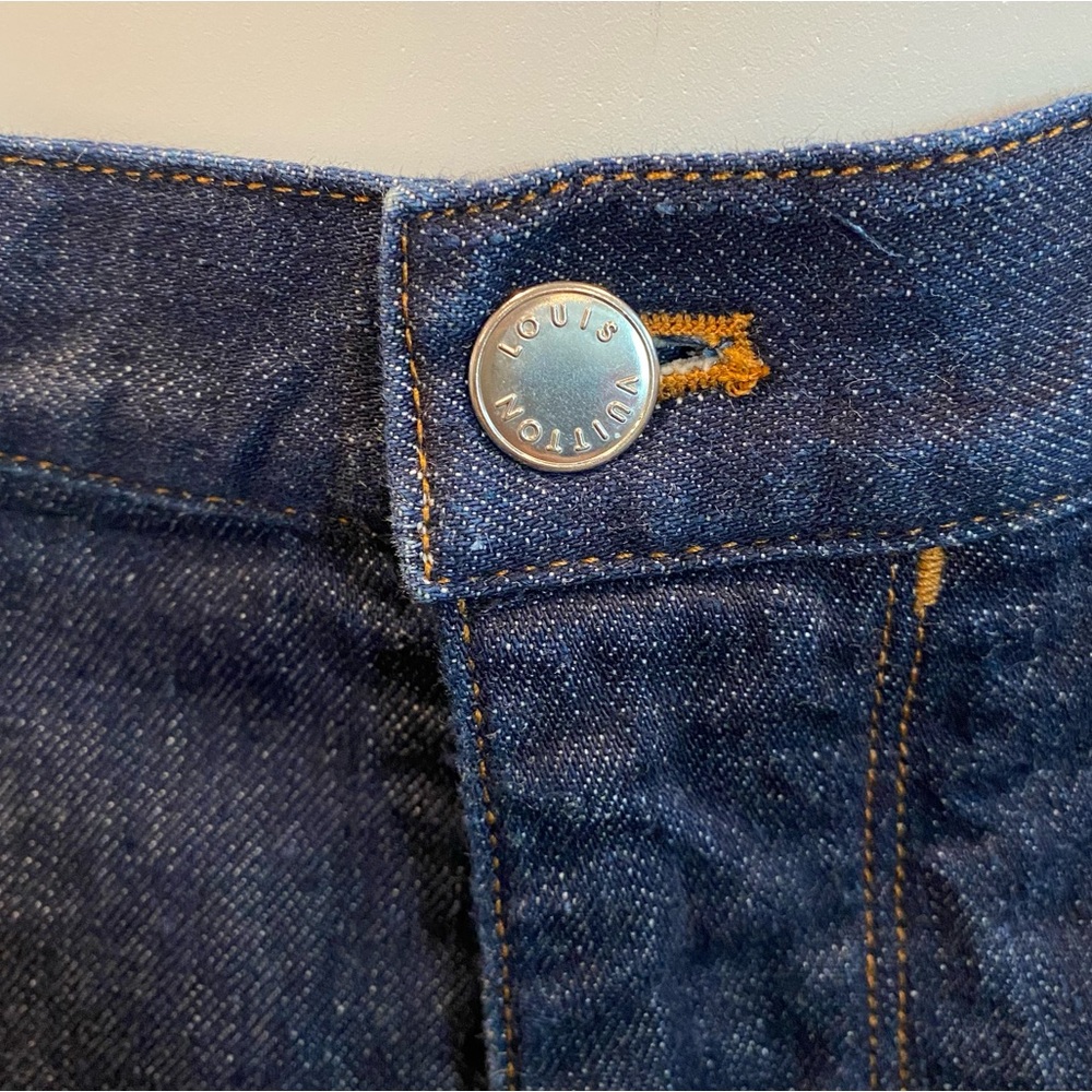 Vintage Louis Vuitton Dark Wash Denim Jeans Marc Jacobs Era Designer Archive, 36 - Picture 5 of 13